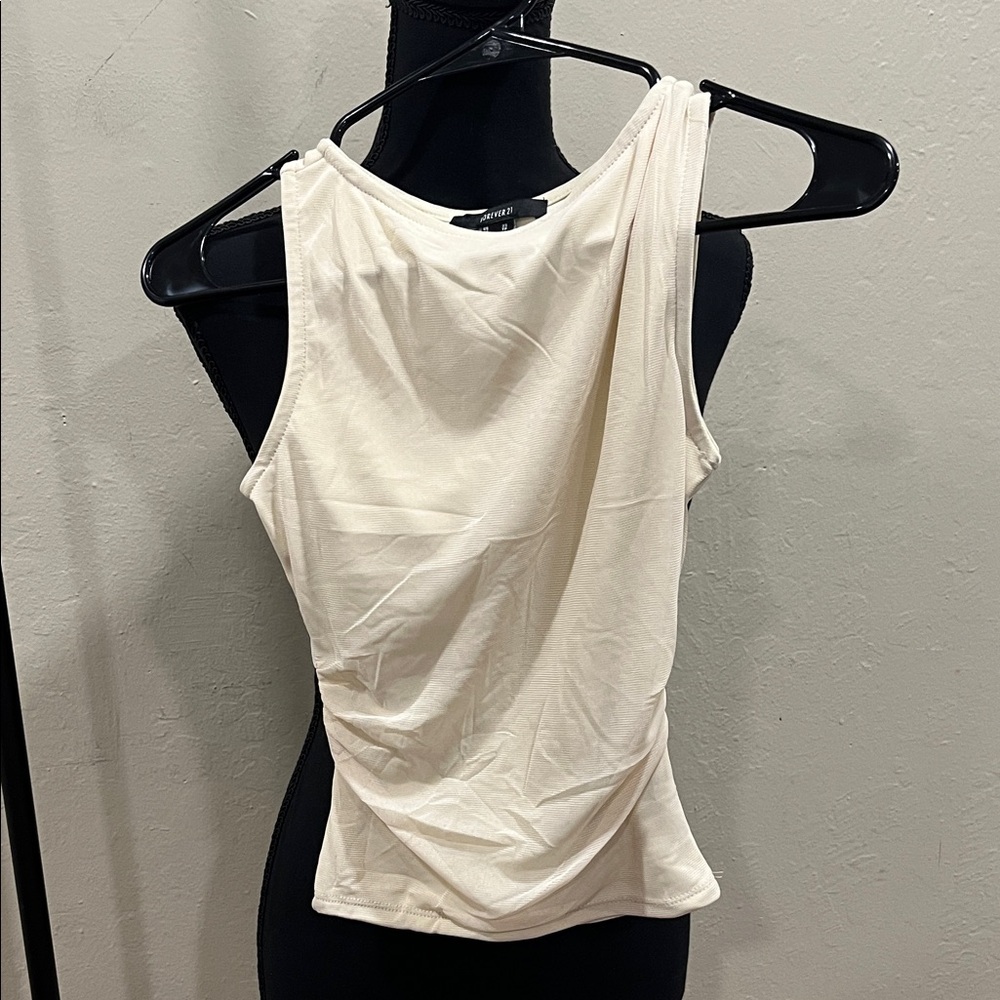 Forever 21 Cream Tank Top
